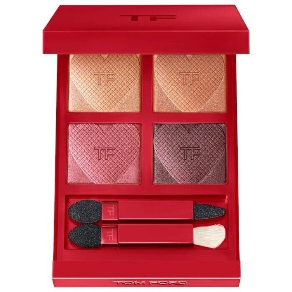 Tom Ford Love Eyeshadow Palette and Estēe Lauder Pure Color Lipstick